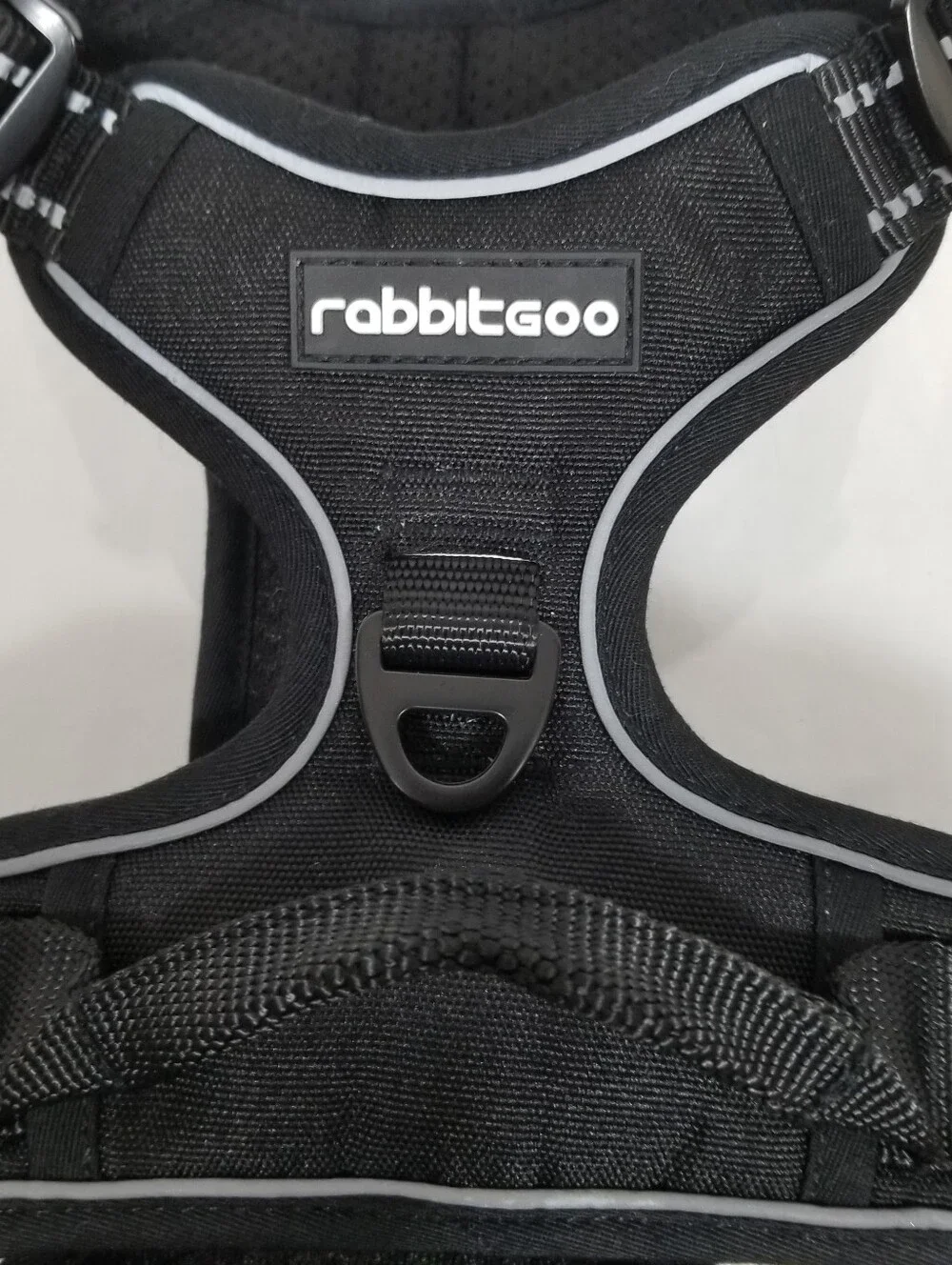 Rabbitgoo Black Dog Harness No Pull Dog Size Large Girth 20 - 24.5